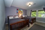 LOWER LEVEL WITH 2 FULL/DOUBLE BEDS AND A GREAT VIEW OF THE LAKE